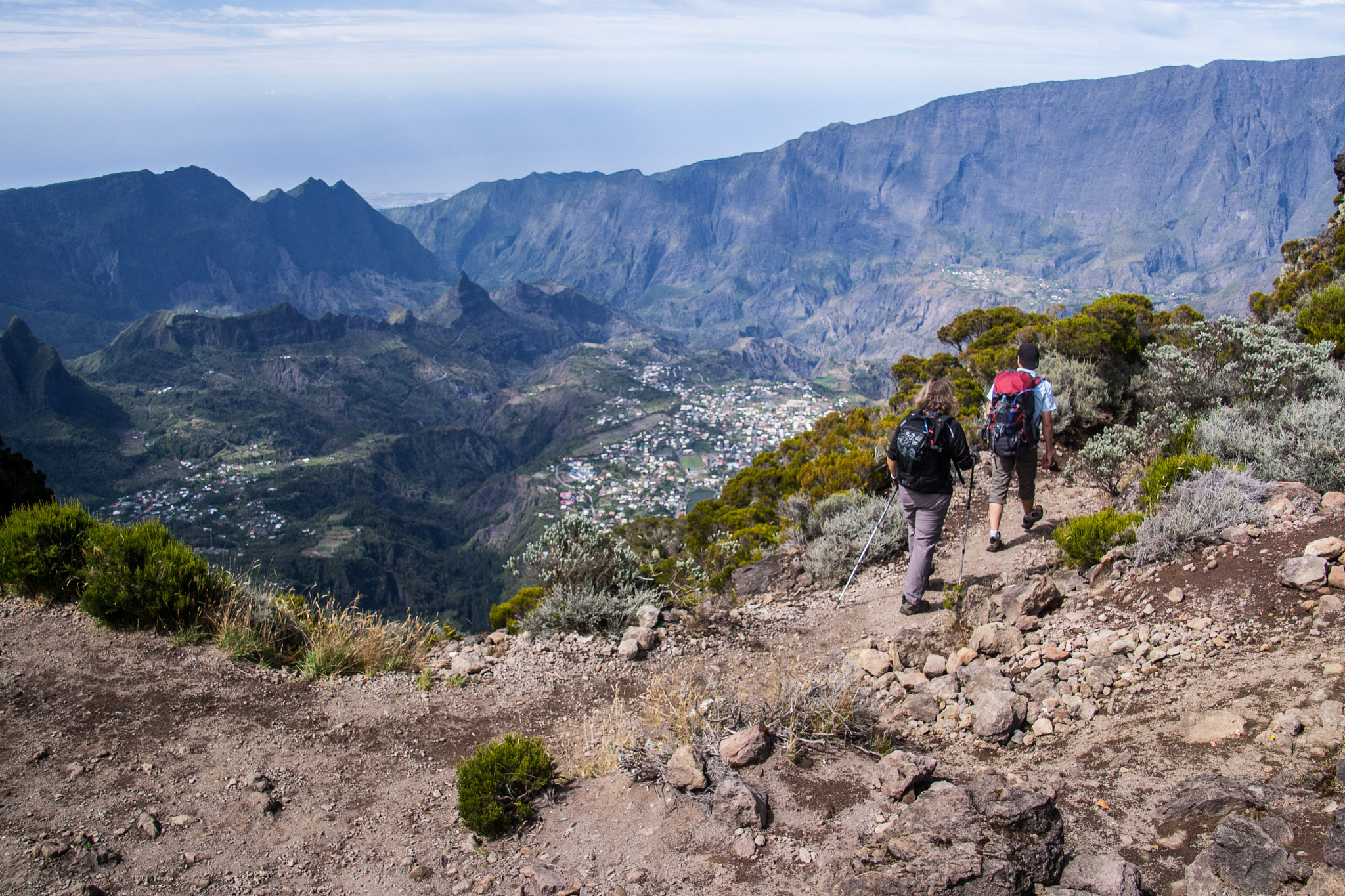 Canon EOS 1000D (EOS Digital Rebel XS / EOS Kiss F) sample photo. Reunion island hiking view photography