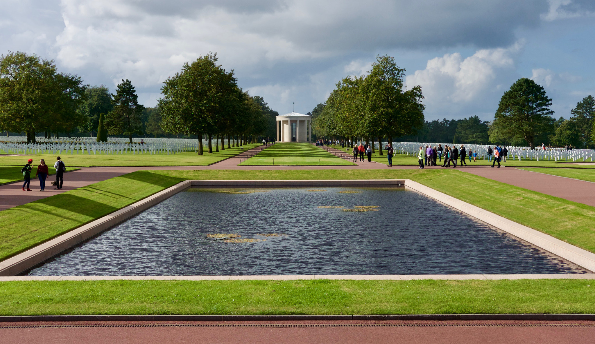 Fujifilm X-M1 + Fujifilm XF 35mm F2 R WR sample photo. Normandy american cemetery photography