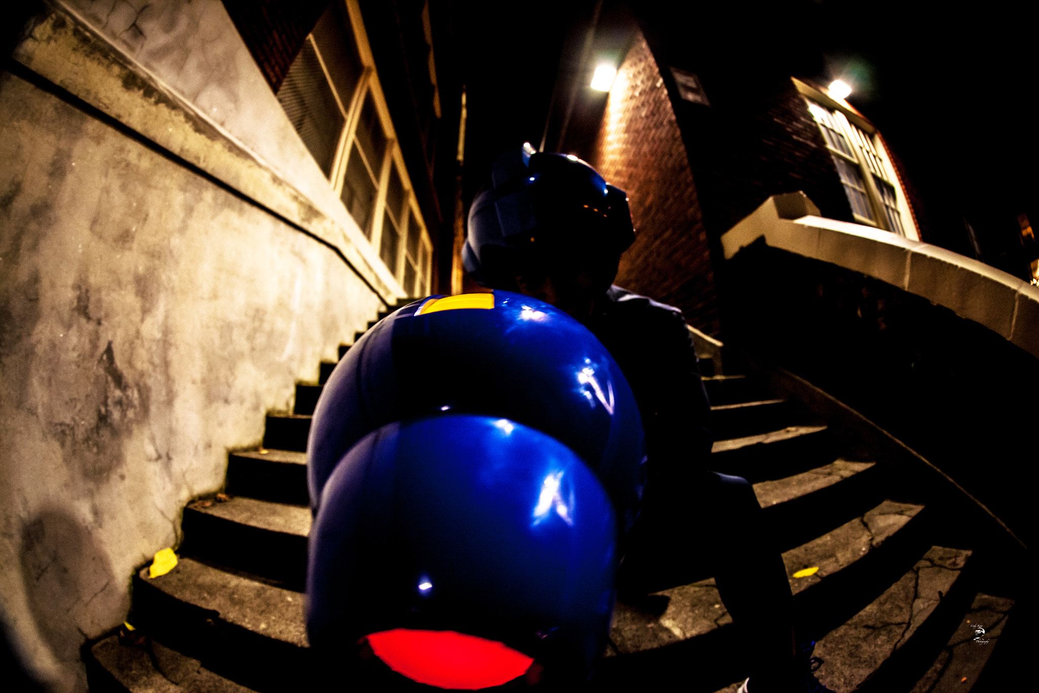 Canon EOS 5D Mark II + Canon EF 8-15mm F4L Fisheye USM sample photo. Mega man blaster photography