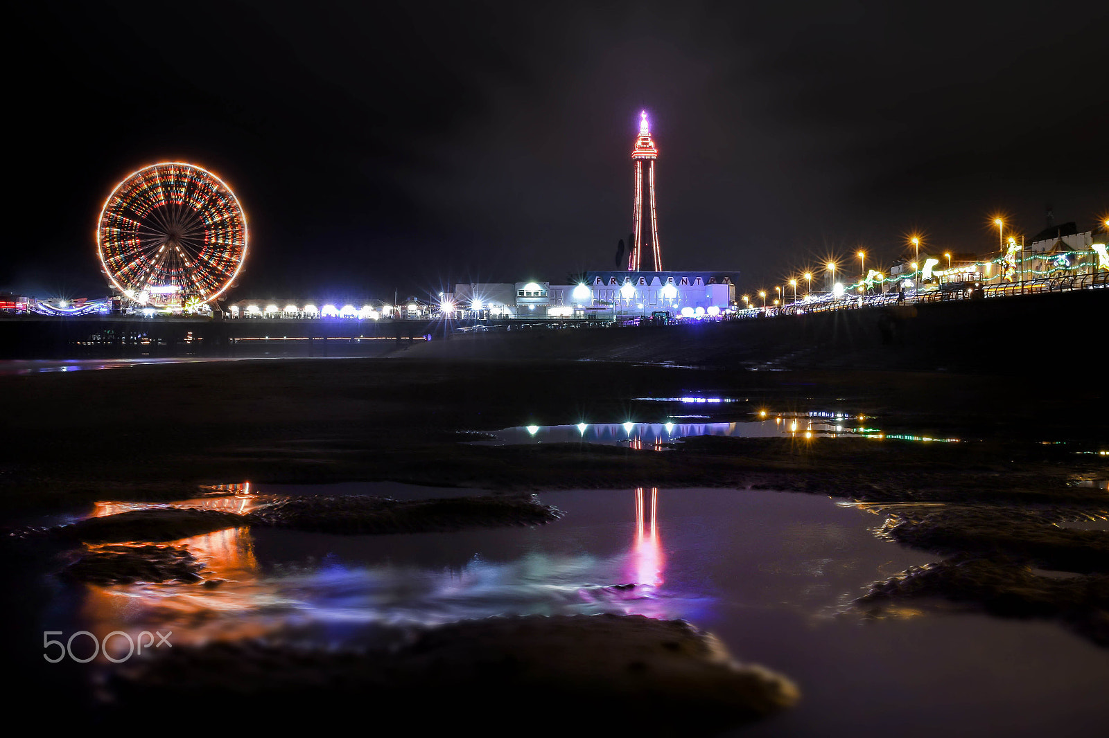 Sigma 24-70mm F2.8 EX DG HSM sample photo. Blackpool illuminations photography