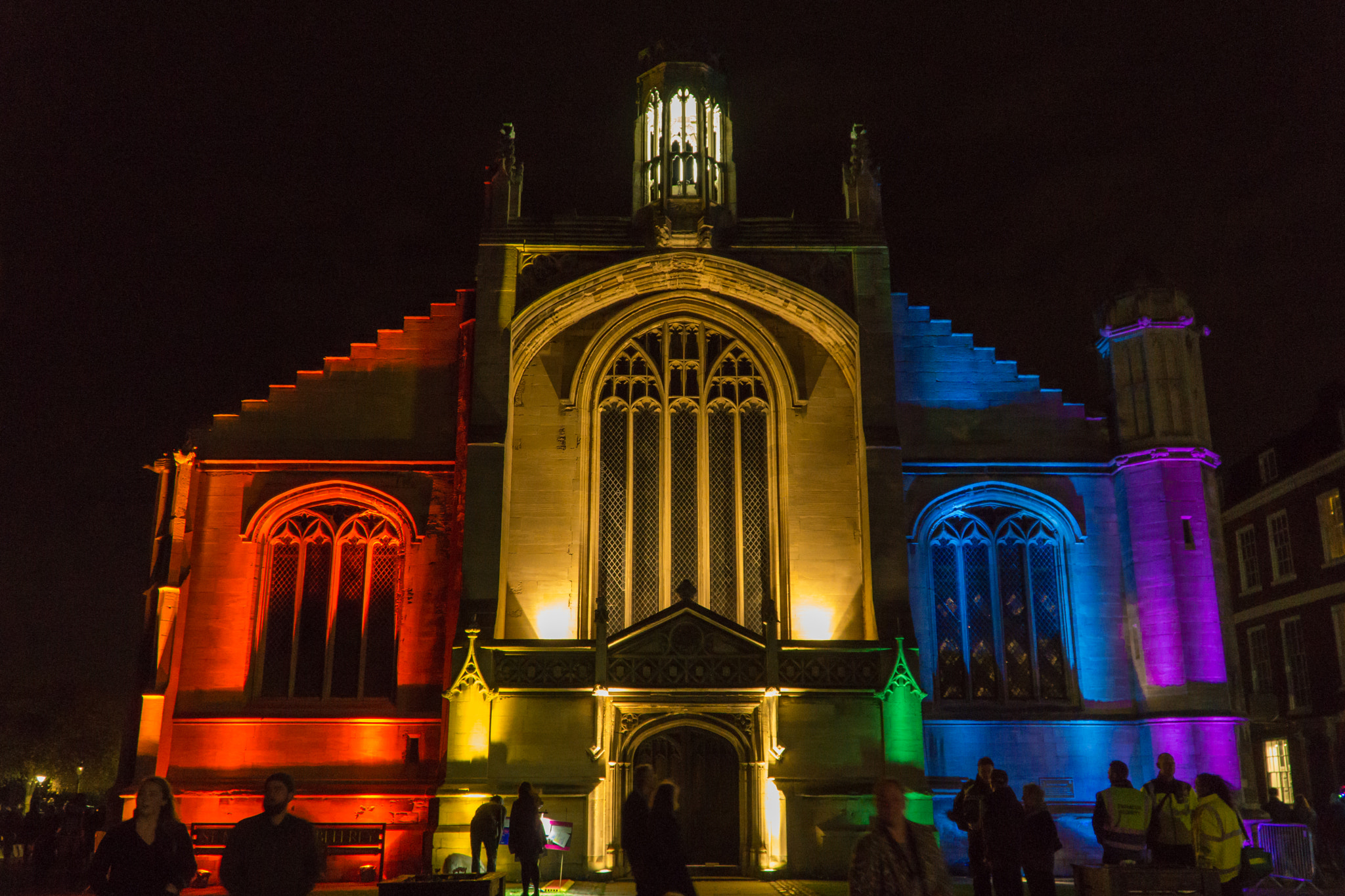 Sony a5100 + Sony E PZ 18-105mm F4 G OSS sample photo. St michael le belfry illuminating york photography