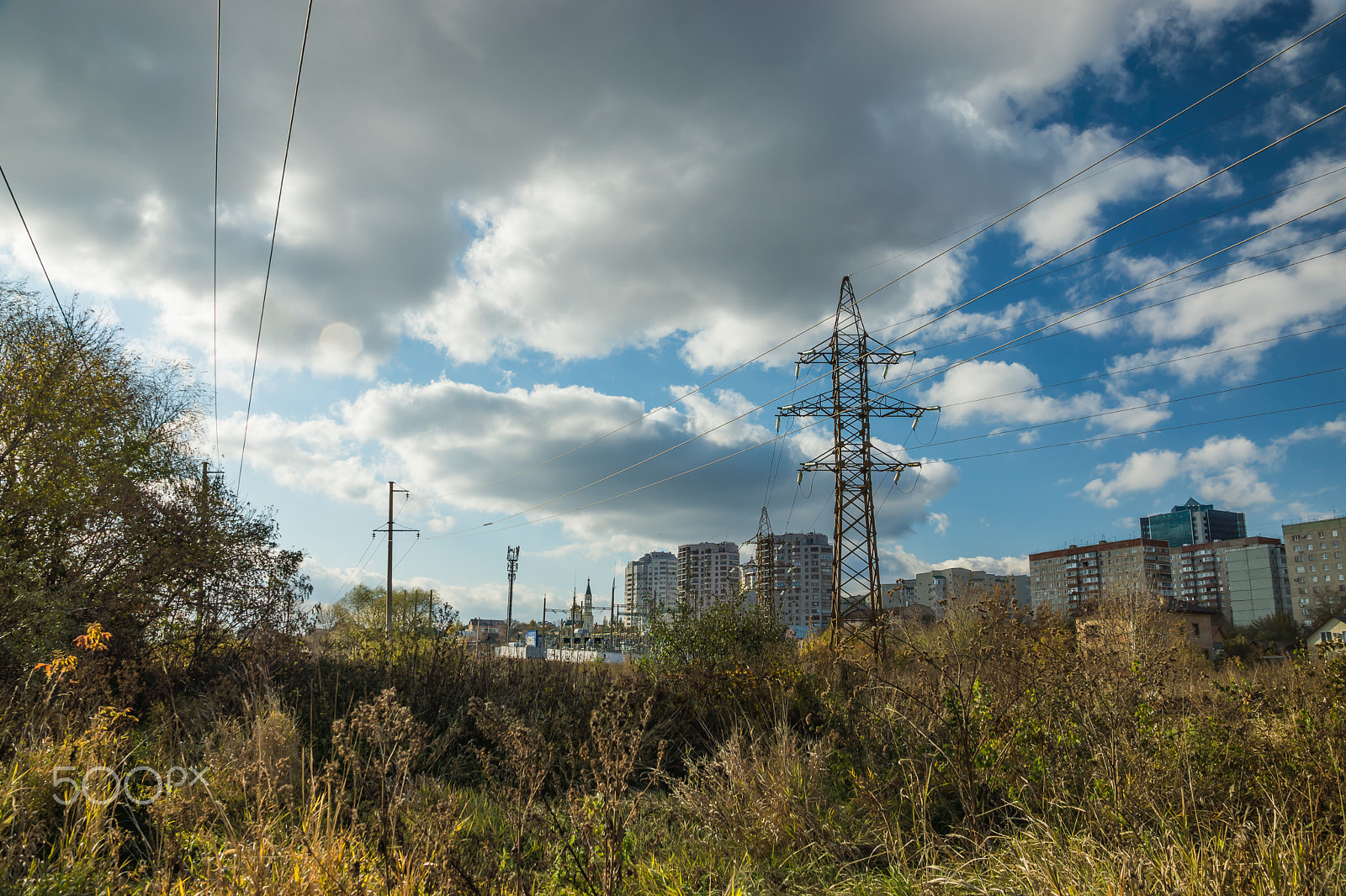 Sony SLT-A65 (SLT-A65V) + Sony DT 16-50mm F2.8 SSM sample photo. Autumn on the way to the city photography
