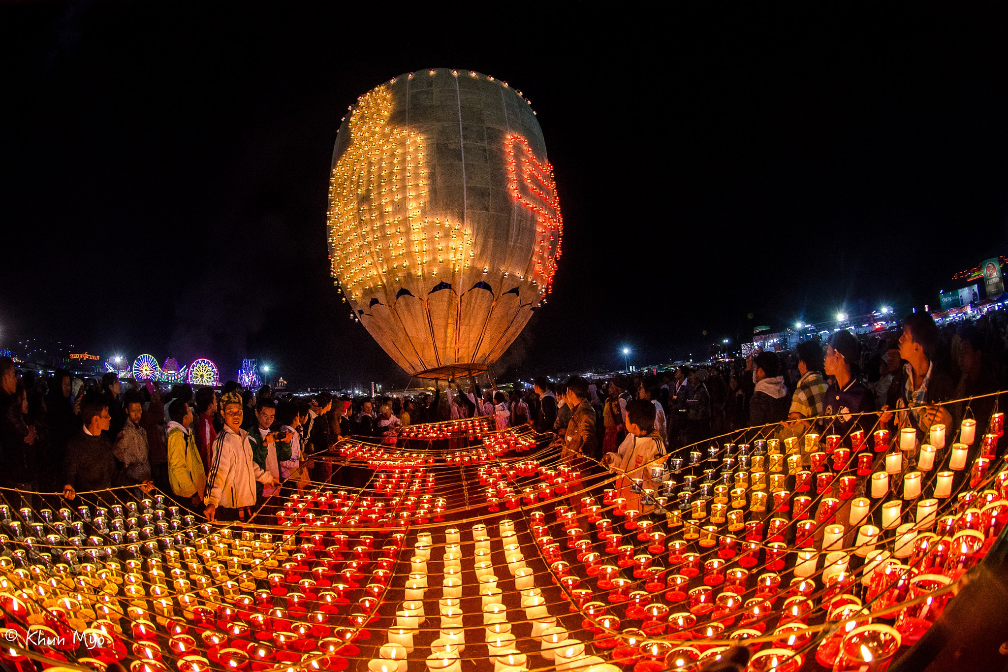 Nikon AF DX Fisheye-Nikkor 10.5mm F2.8G ED sample photo. Hot air balloons festival from myanmar, taunggyi d ... photography