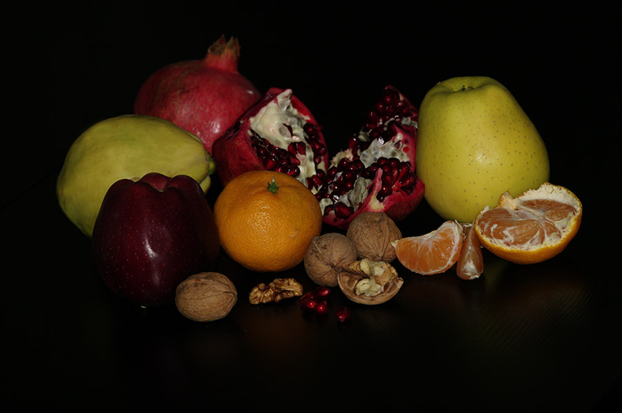 Pentax K20D sample photo. Autumn fruits photography