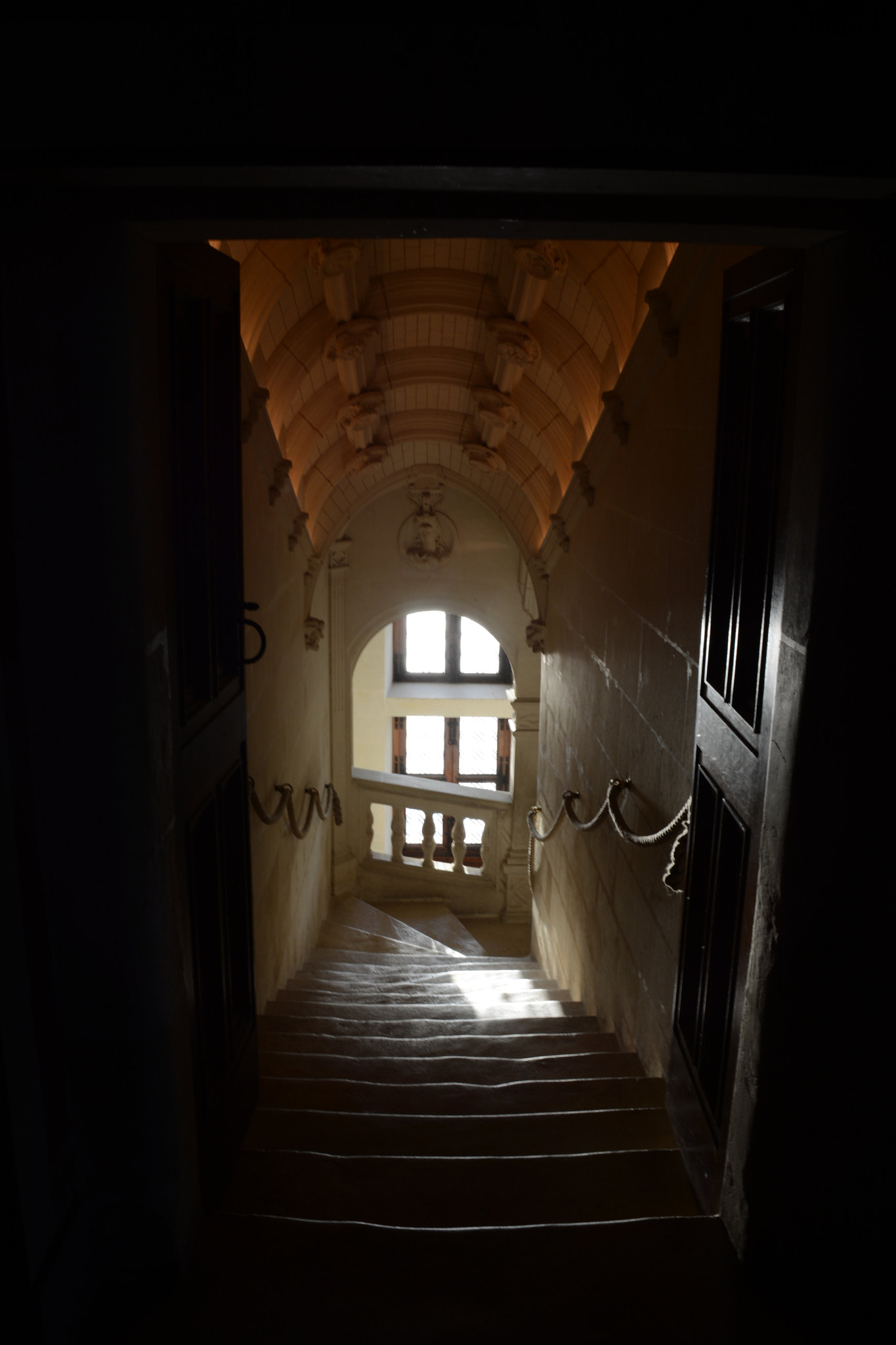 Nikon D7100 sample photo. Stairwell in the afternoon sun photography