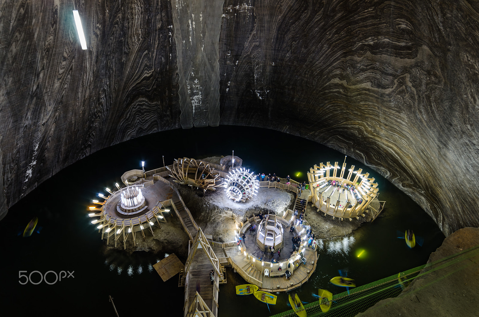 Samyang 14mm F2.8 ED AS IF UMC sample photo. Turda salt mine photography