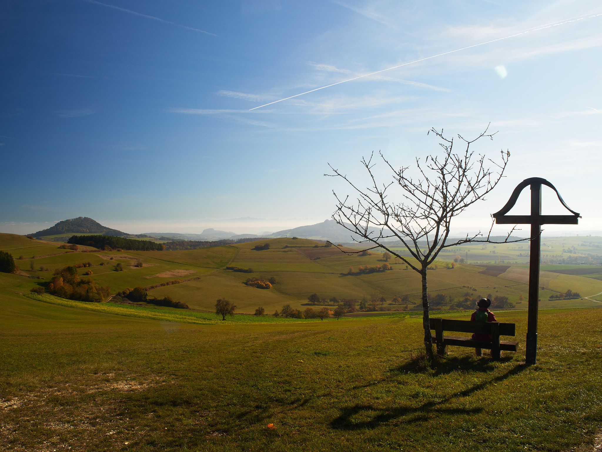 Olympus OM-D E-M10 II sample photo. Autumn hike in the hegau photography