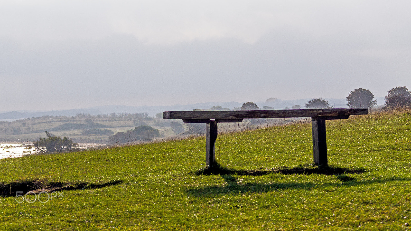 Sony 70-300mm F4.5-5.6 G SSM sample photo. Bench with a view photography