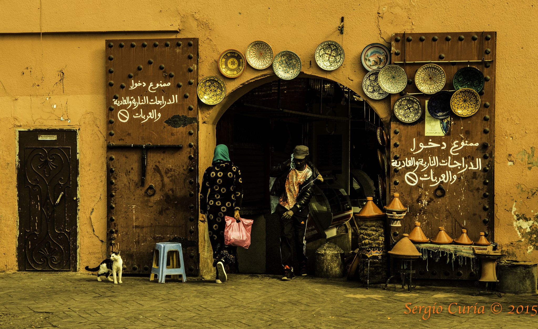 Pentax K-500 sample photo. Shopping in marrakech photography