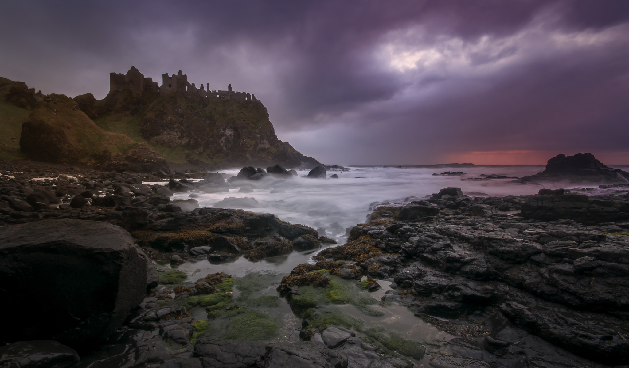 Sigma 10-20mm F4-5.6 EX DC HSM sample photo. Dunluce castle photography