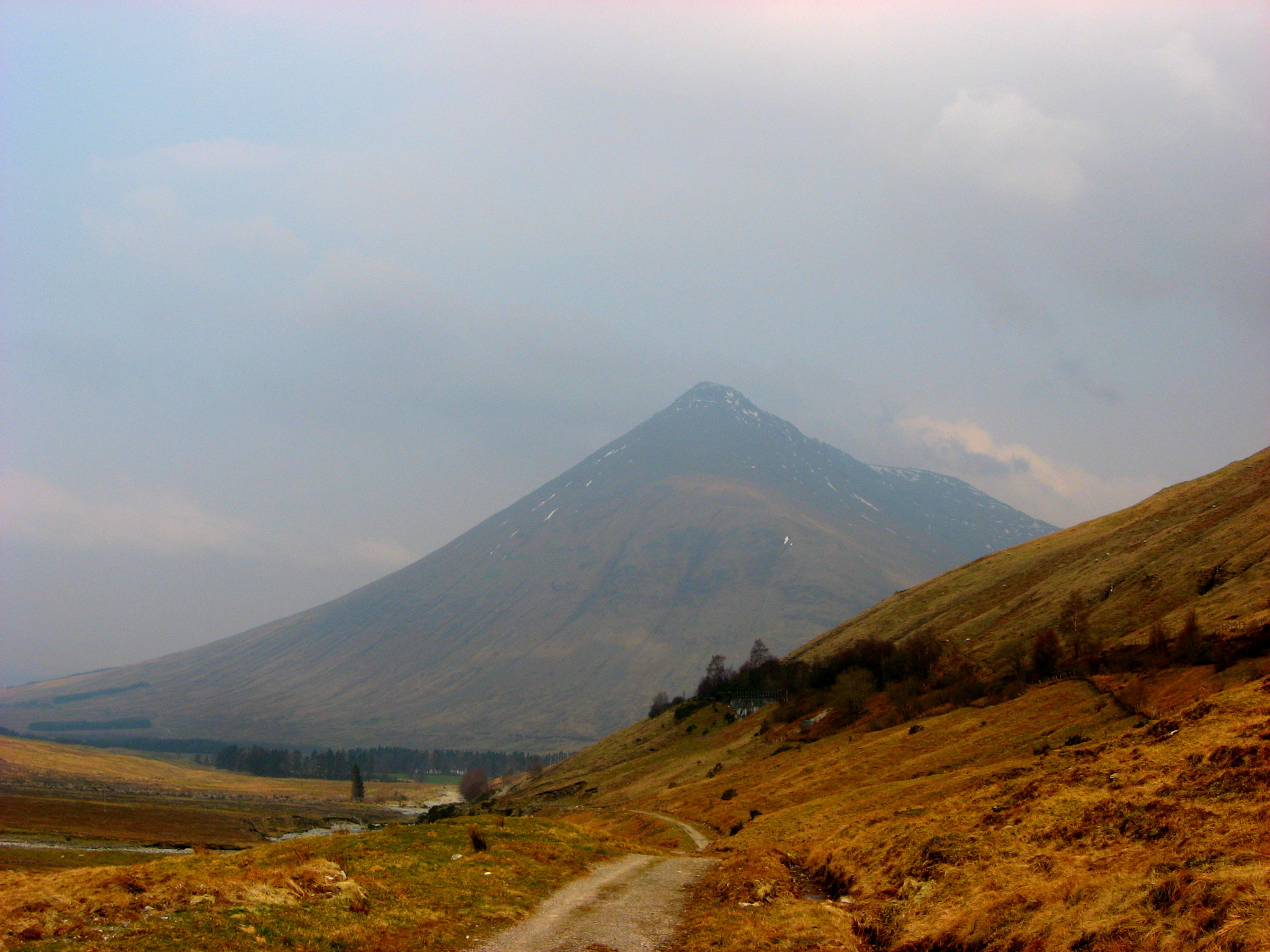 Canon POWERSHOT A540 sample photo. The road to tyndrum photography