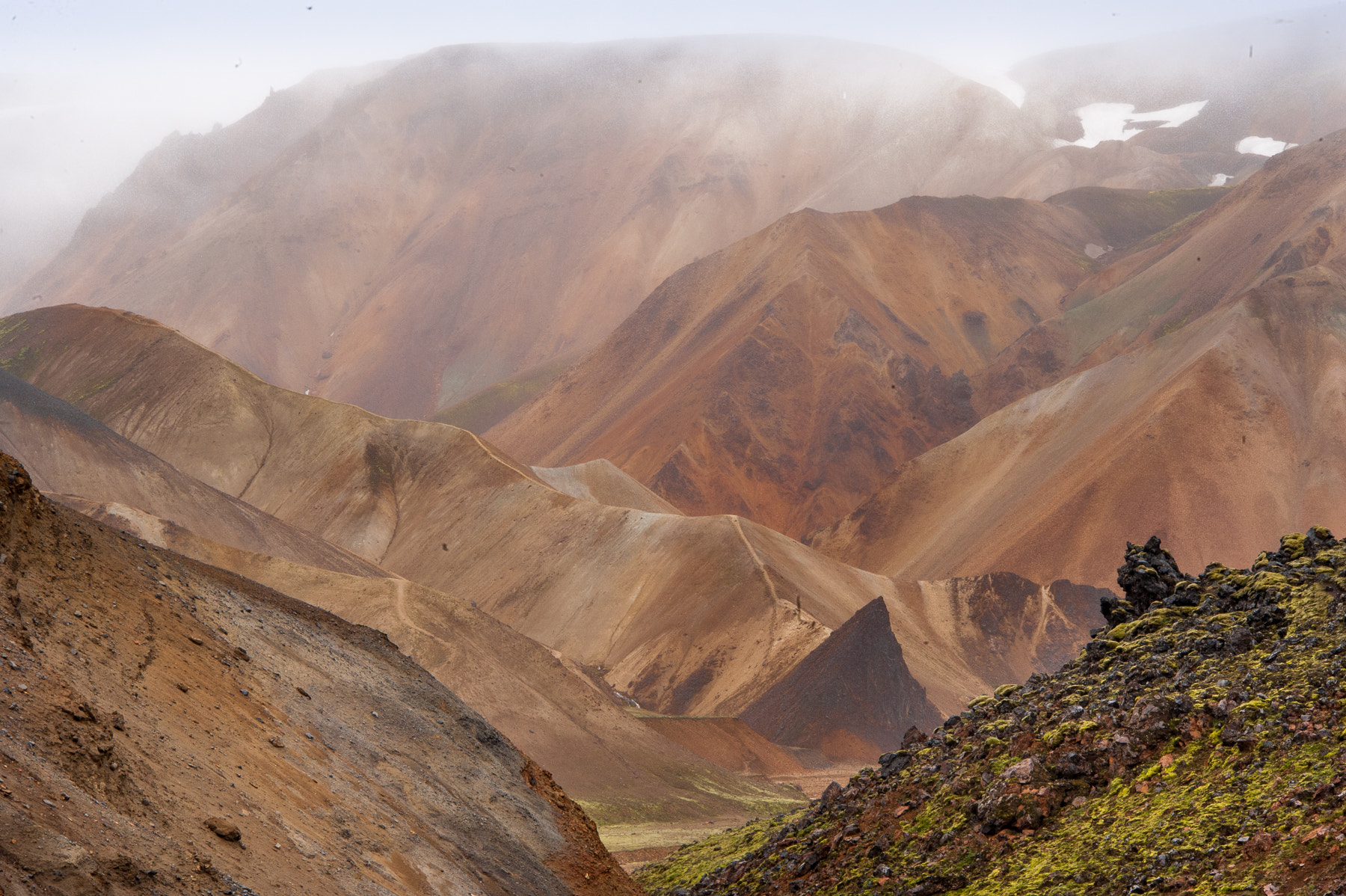 Nikon D3 sample photo. Landmannalaugar colored mountains photography