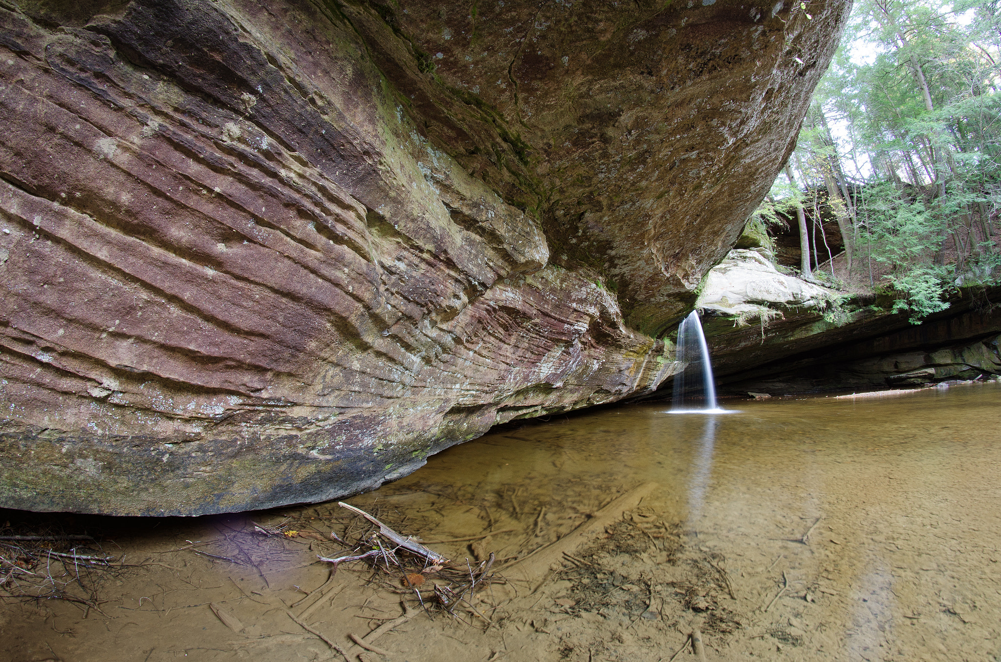 Nikon D7000 + Samyang 8mm F3.5 Aspherical IF MC Fisheye sample photo. Old man's cave photography