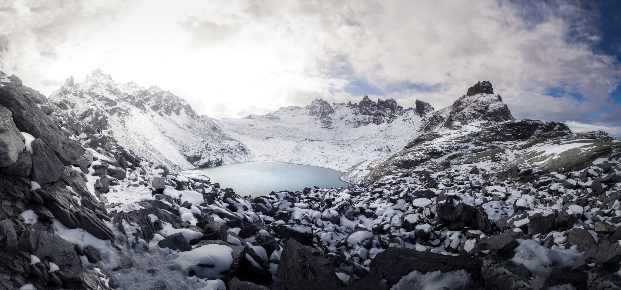 Olympus OM-D E-M10 + OLYMPUS M.9-18mm F4.0-5.6 sample photo. Blue crater photography