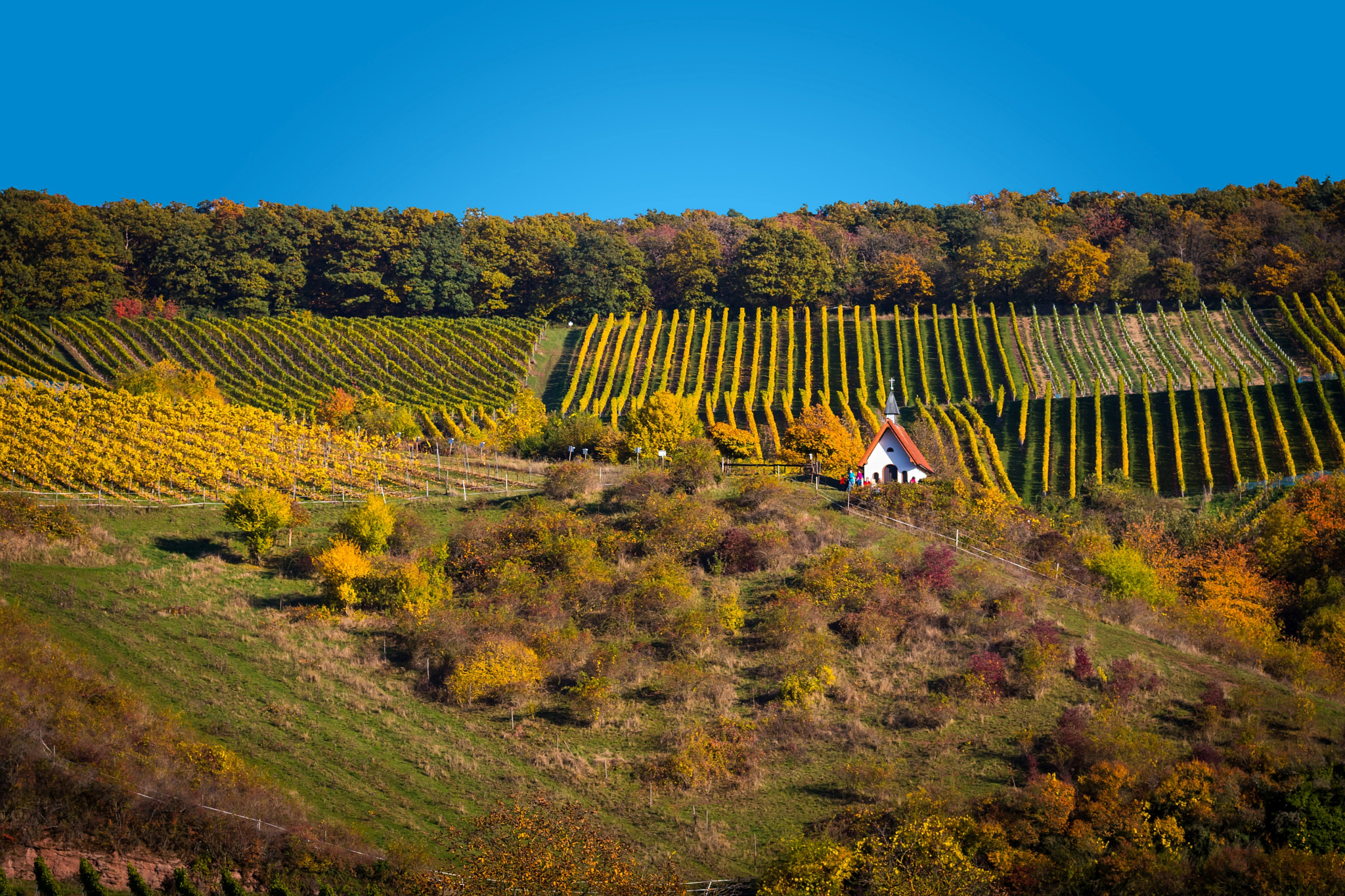 Sigma 105mm F2.8 EX DG Macro sample photo. Mountain chapel windesheim photography