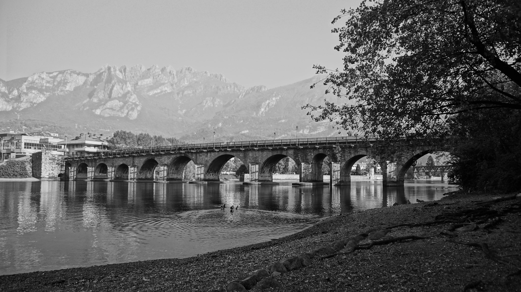 Sony SLT-A57 sample photo. Ponte vecchio lecco italy photography
