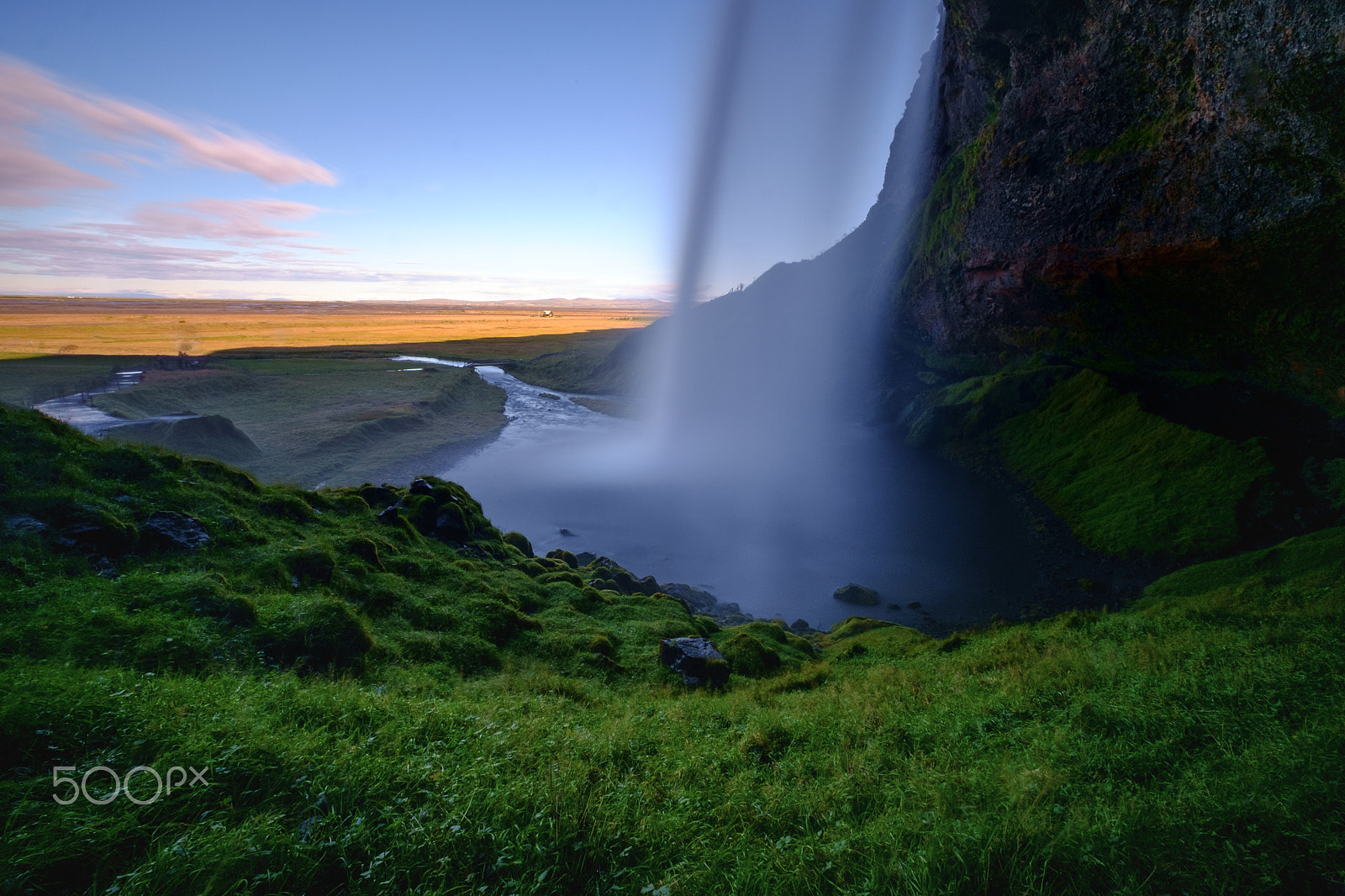 Fujifilm XF 10-24mm F4 R OIS sample photo. Sunrise at seljalandsfoss photography
