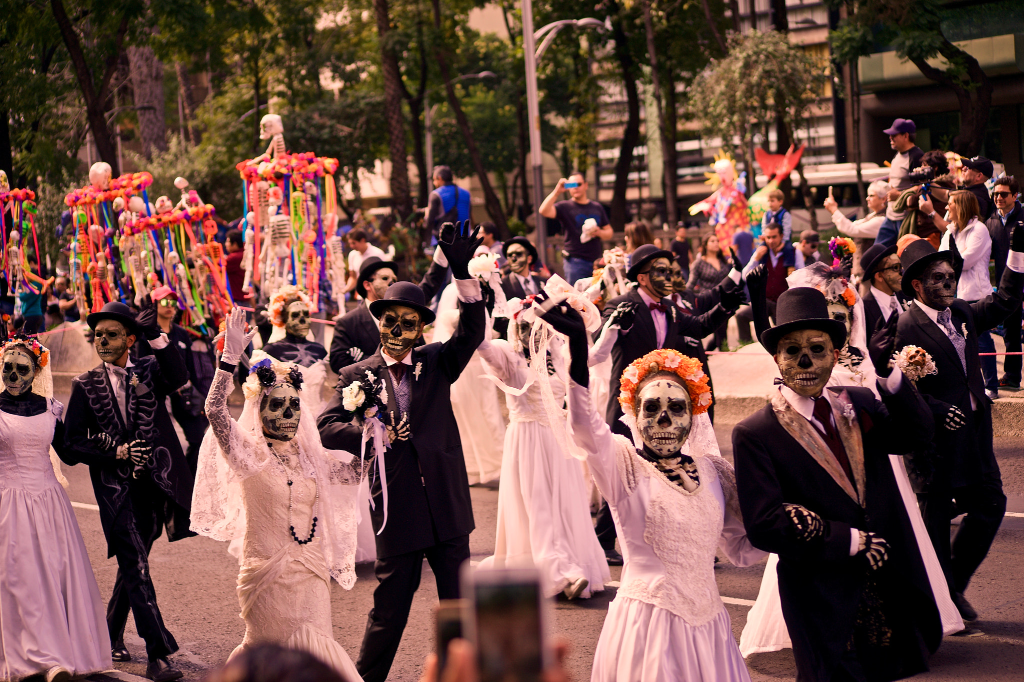 Sony a99 II sample photo. Desfile "día de muertos" cdmx photography