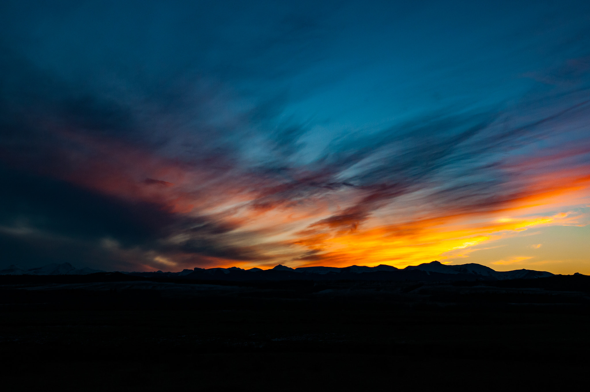 Sigma 17-70mm F2.8-4 DC Macro OS HSM sample photo. Kananaskis sunset photography