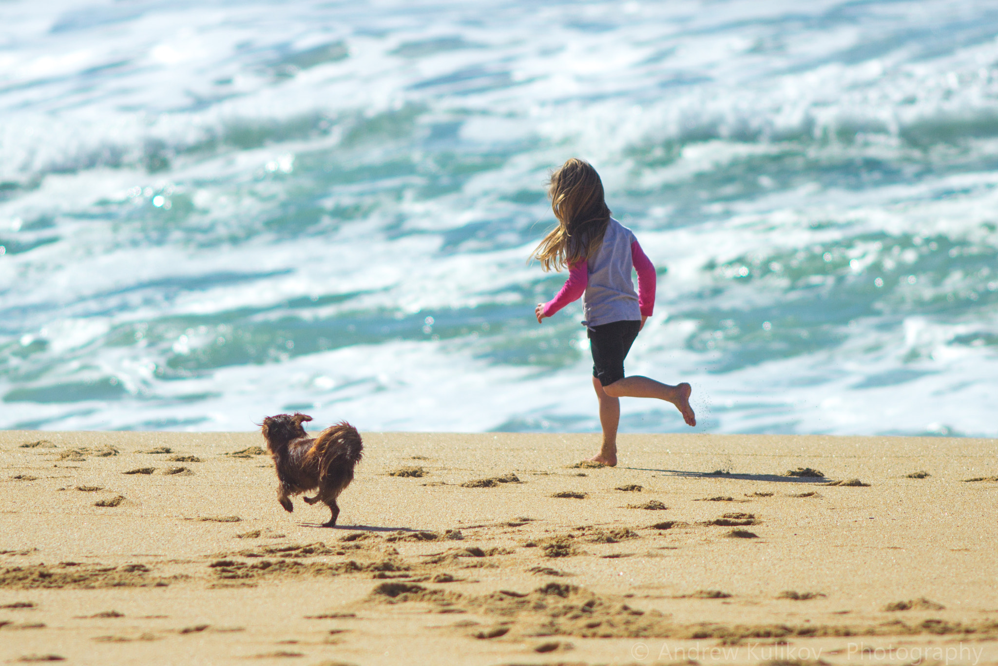 Canon EF 200mm F2.8L II USM sample photo. A girl with a dog photography