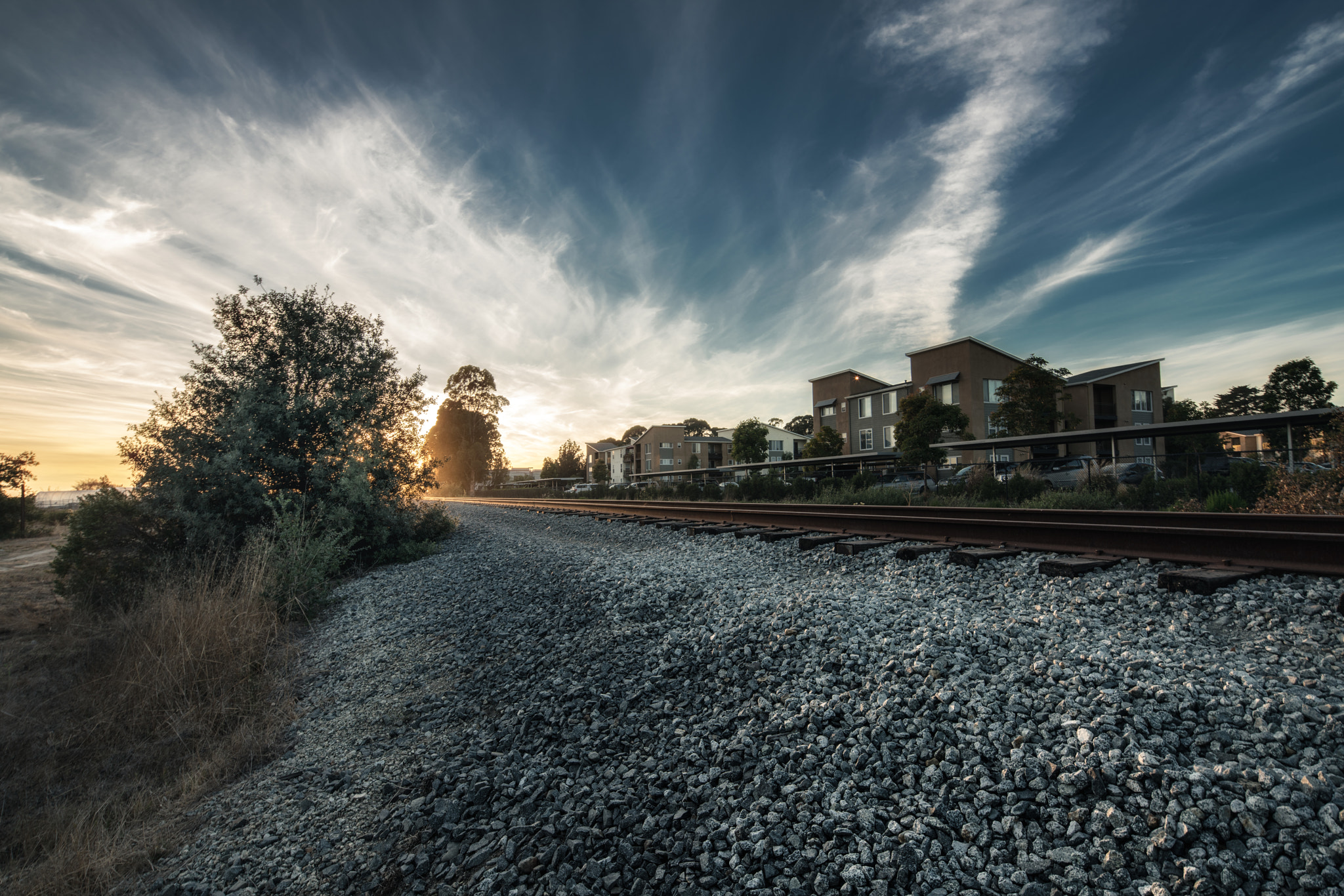 Canon TS-E 17mm F4L Tilt-Shift sample photo. Abandoned railroad photography