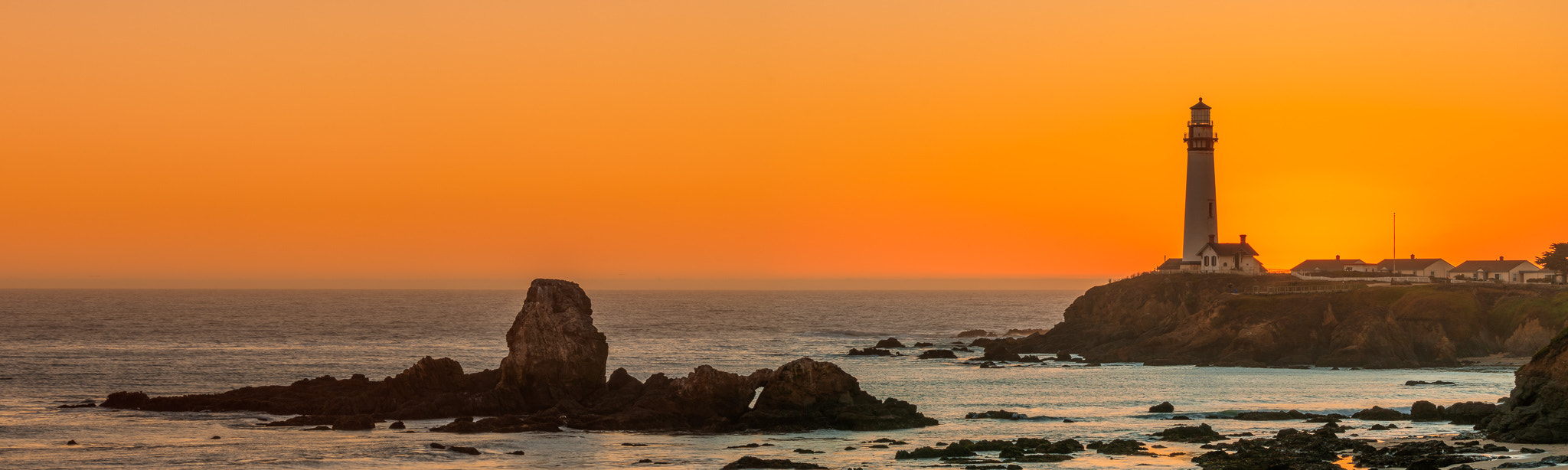 Canon EOS M3 sample photo. Pano view of pigeon point lighthouse photography