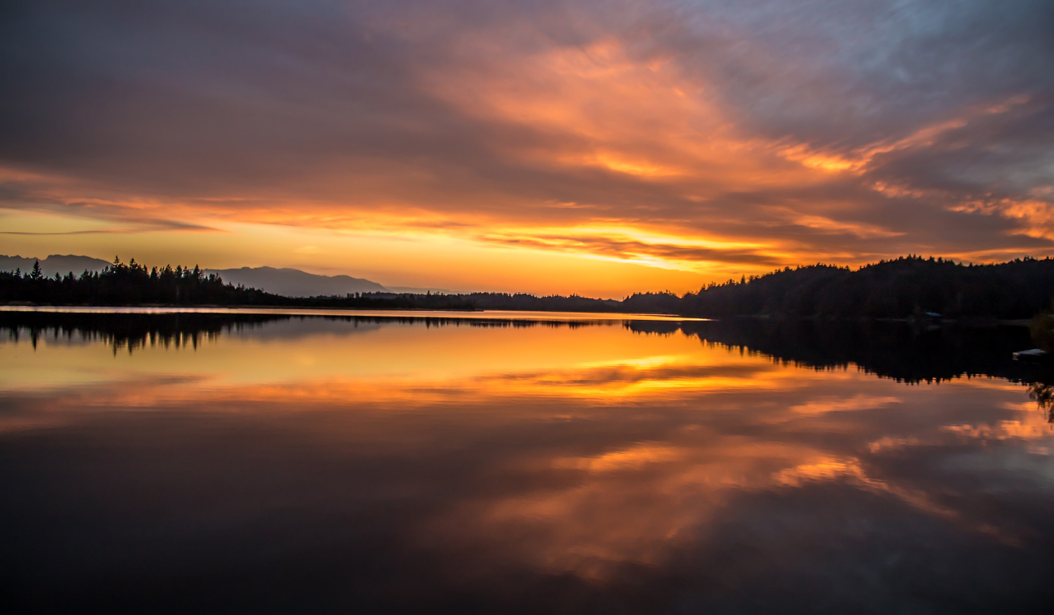 Canon EF-S 18-55mm F3.5-5.6 III sample photo. Drama sunset photography