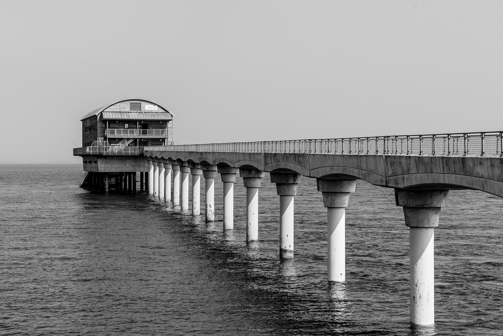 Sony a7S II sample photo. Bembridge lifeboat station photography