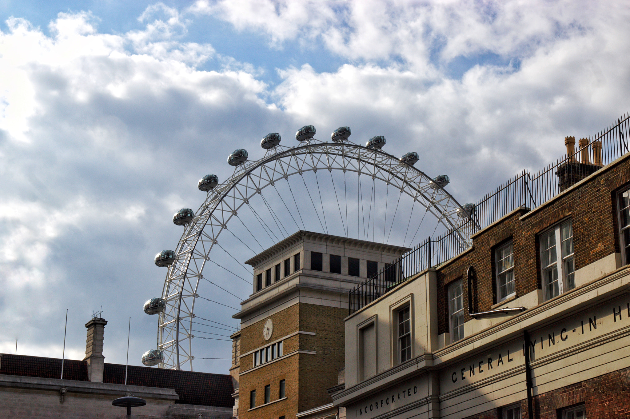 Canon 17-50mm sample photo. London eye, londres. photography
