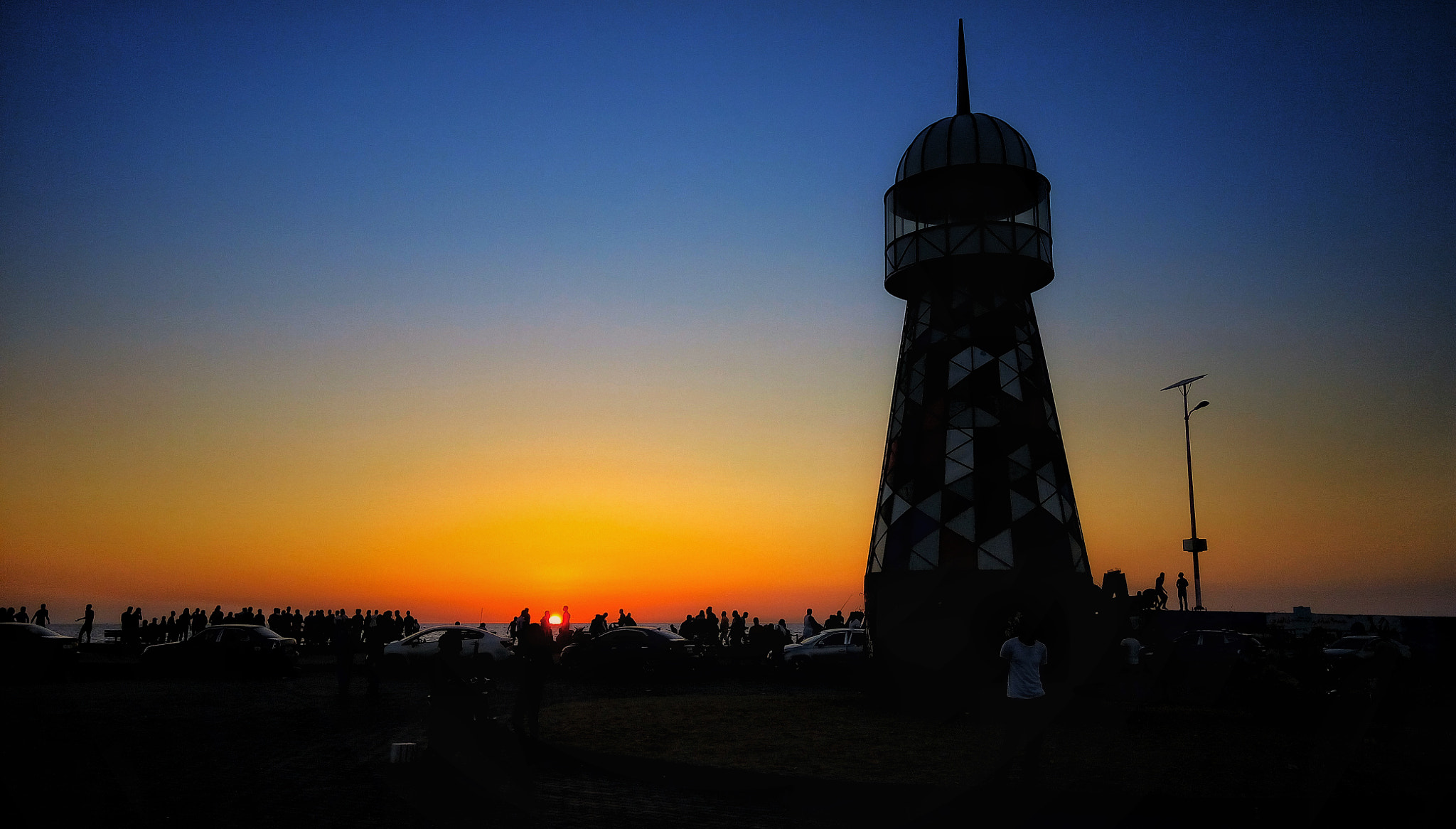 HTC DESIRE 728G DUAL SIM sample photo. Lighthouse & sunset photography
