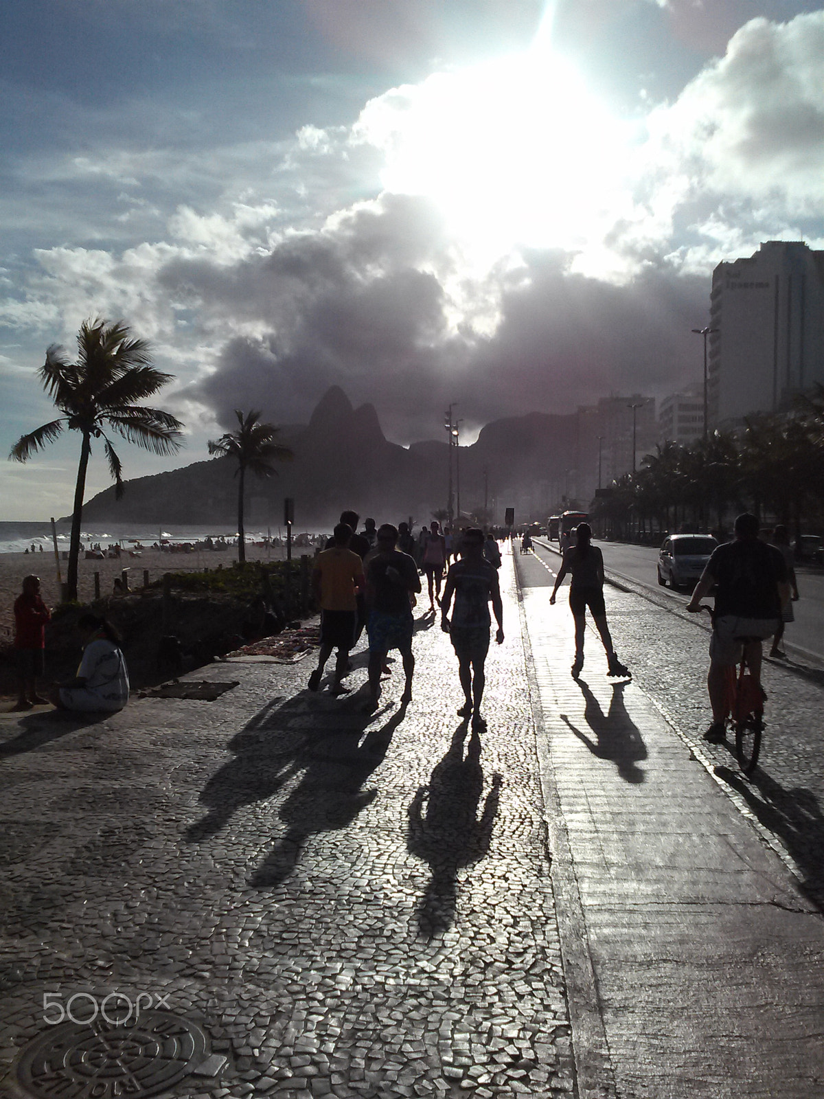 LG Optimus F3 sample photo. Skating in rio photography