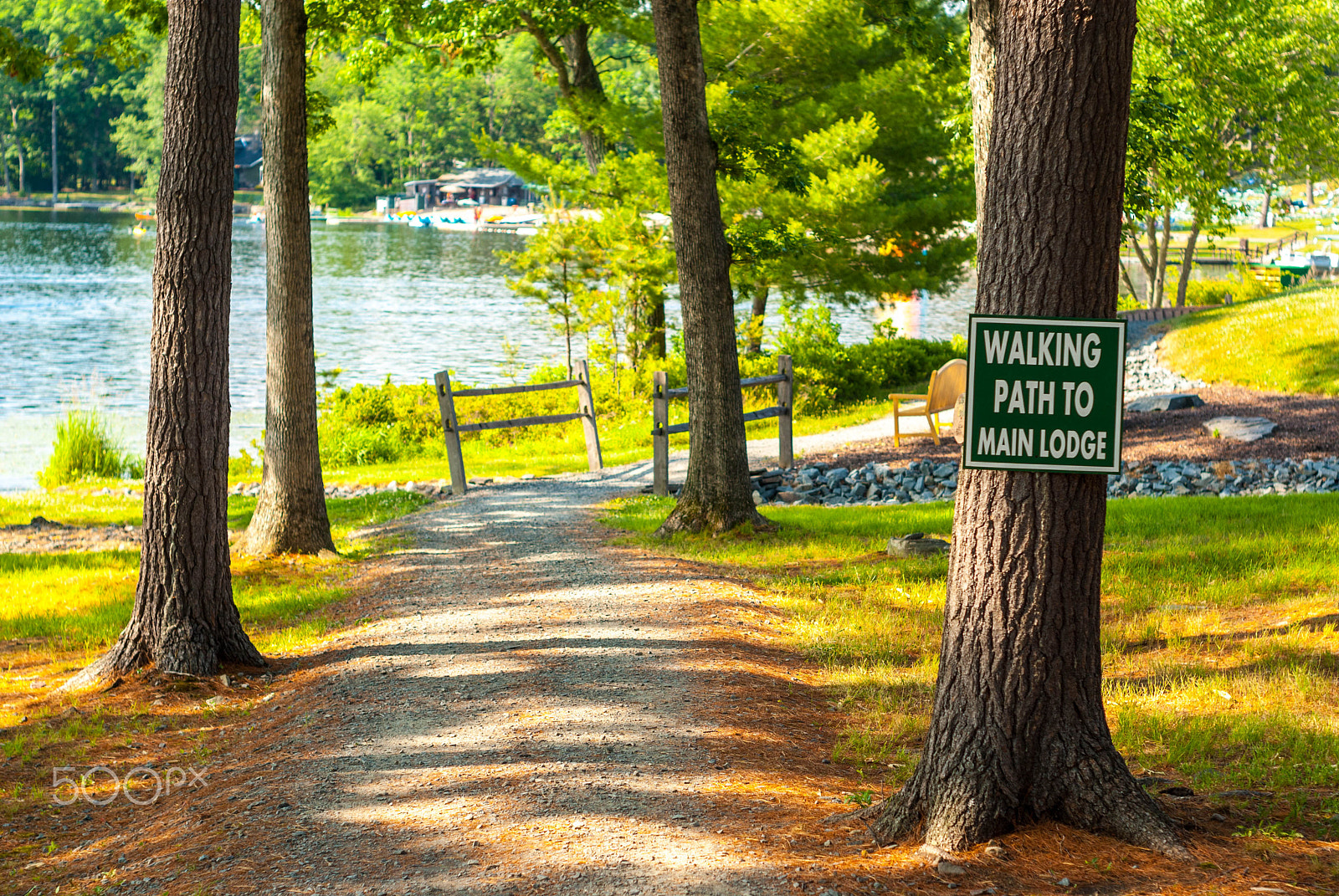 Sony Alpha DSLR-A200 sample photo. Lakeview path photography