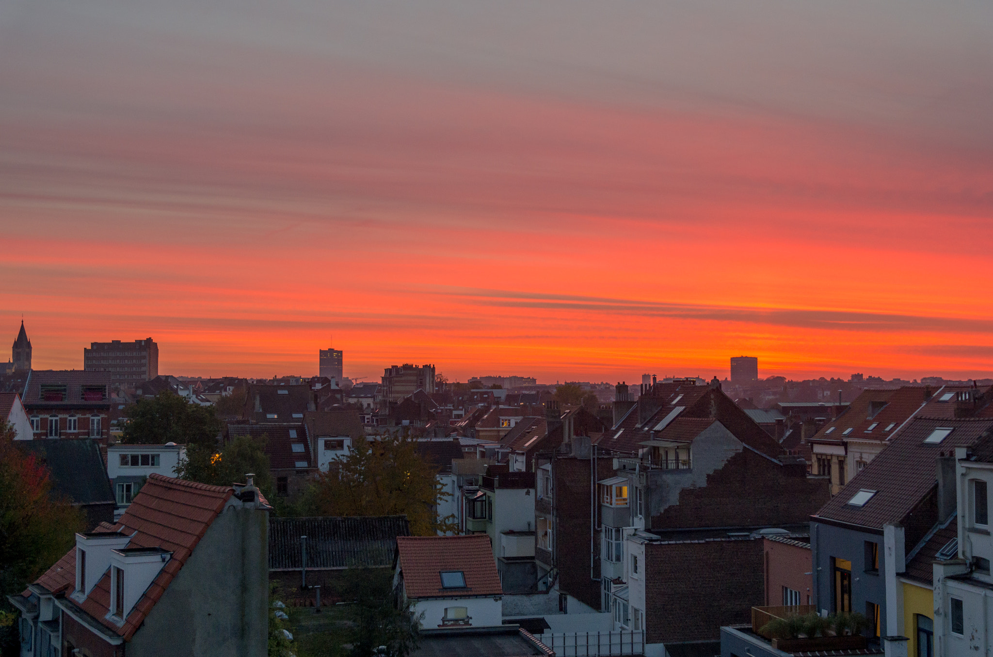 Sigma 17-50mm F2.8 EX DC HSM sample photo. Fire sky photography