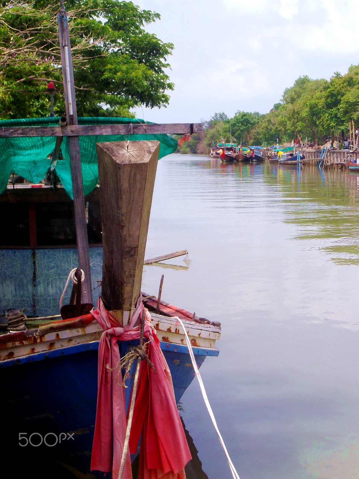 FujiFilm FinePix T300 (FinePix T305 / FinePix T305) sample photo. Fishing boats photography