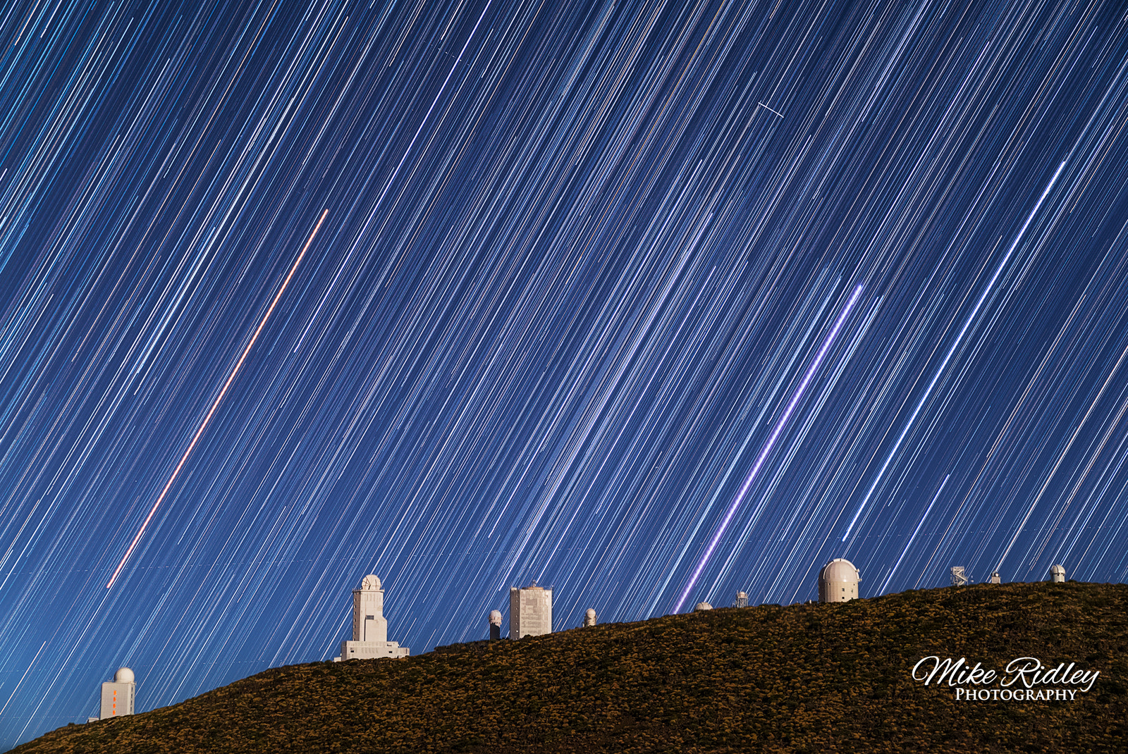 Sony FE 24-70mm F2.8 GM sample photo. Teide observatory startrails photography