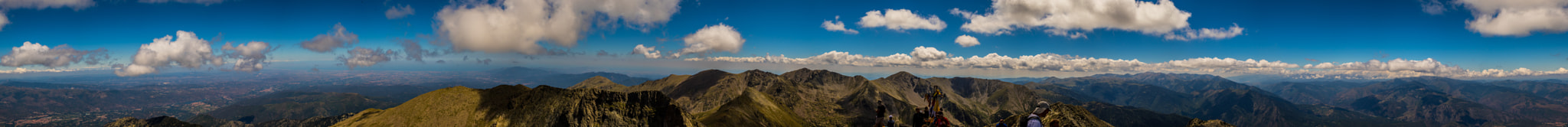 Canon EOS 7D Mark II sample photo. A panorama at the top of the canigou in southern france photography