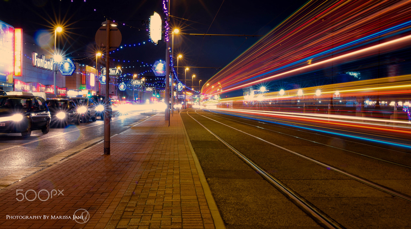 Sigma 24-70mm F2.8 EX DG HSM sample photo. Blackpool promenade photography
