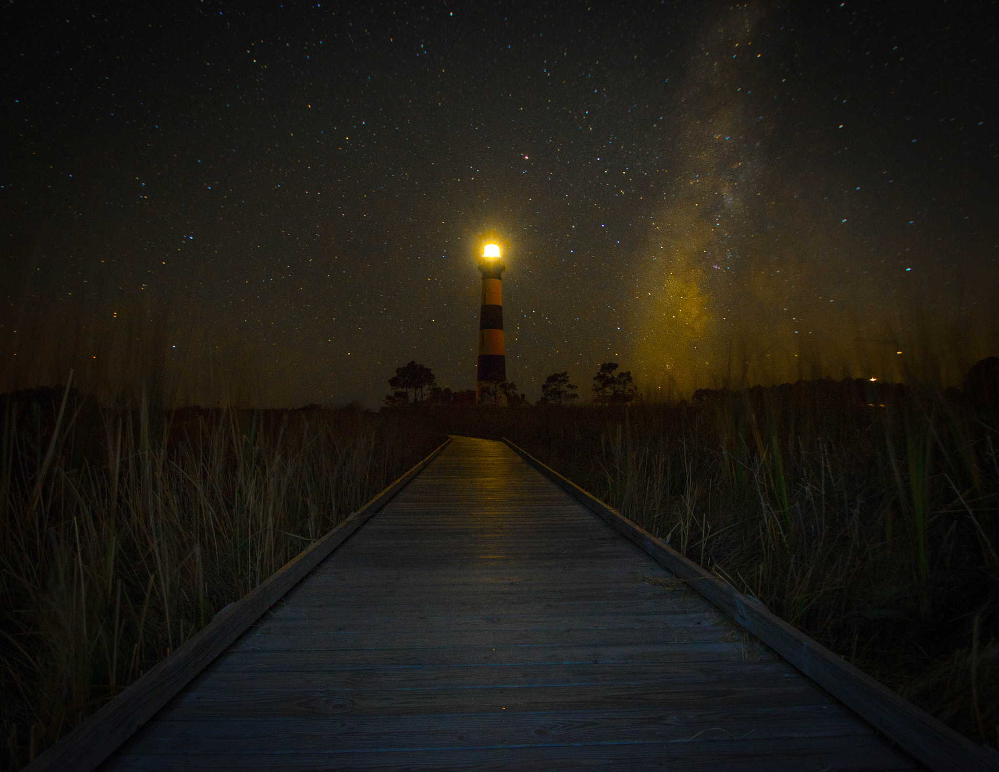 Nikon D5100 + Tamron SP AF 10-24mm F3.5-4.5 Di II LD Aspherical (IF) sample photo. Bodie lighthouse in october,  obx, nc. photography