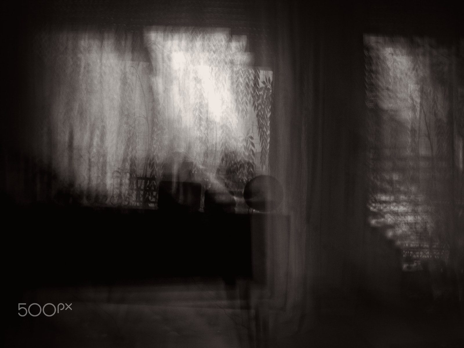 Olympus E-520 (EVOLT E-520) + OLYMPUS 14-42mm Lens sample photo. Black and white dream photography