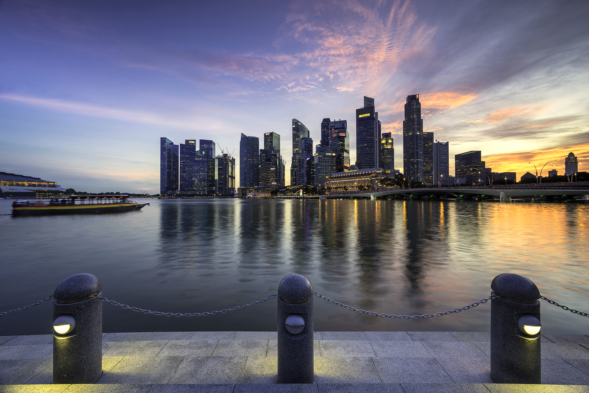 Sony a7R sample photo. Marina bay photography