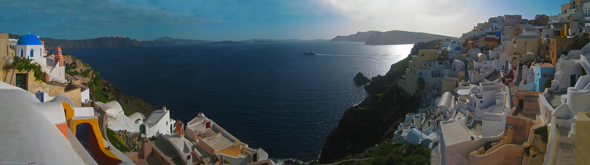 Canon DIGITAL IXUS 860 IS sample photo. Gre santorini [ia against sun pa] feb 2010 by kwot photography