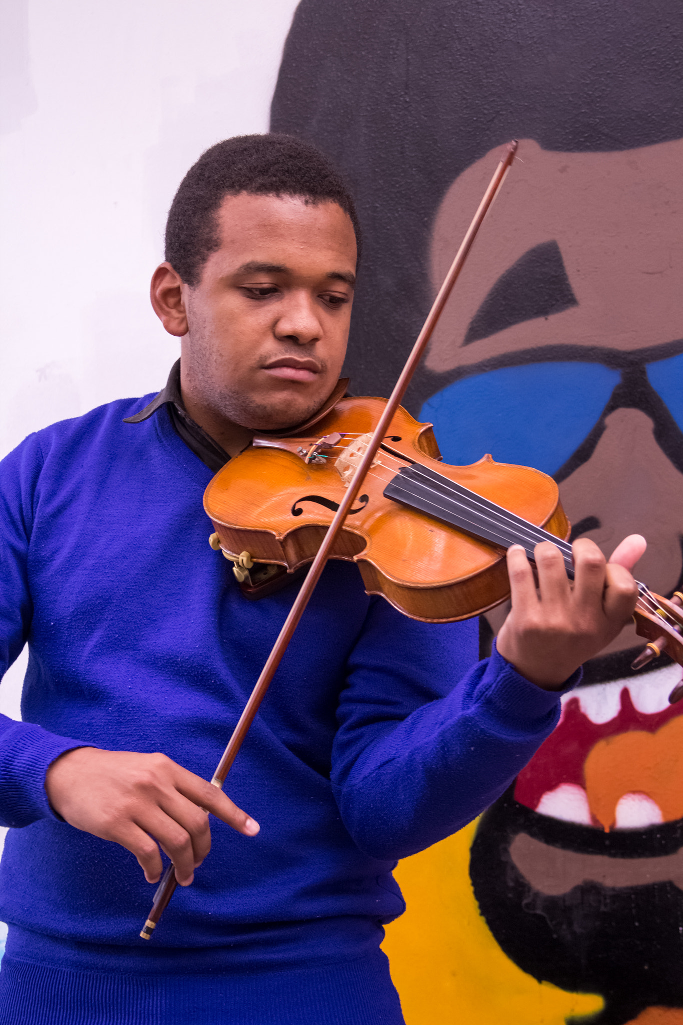 Canon EF 28-135mm F3.5-5.6 IS USM sample photo. Violin photography