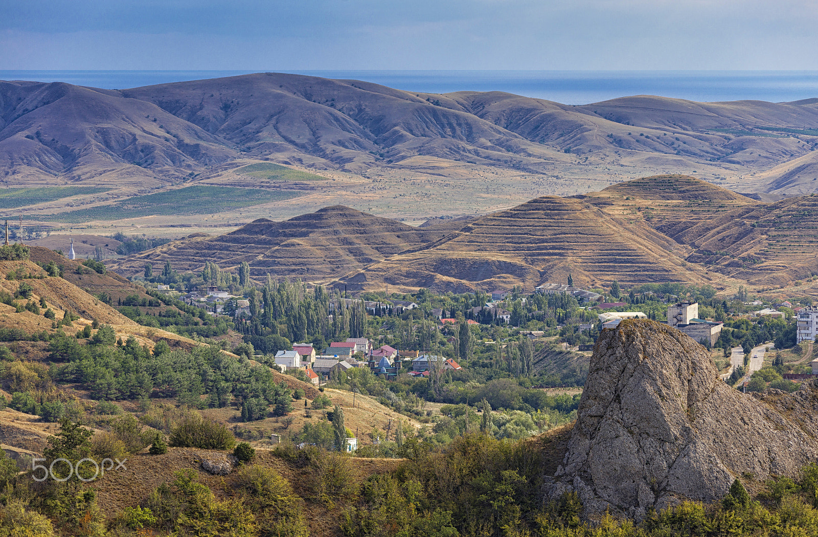 Sigma 150-500mm F5-6.3 DG OS HSM sample photo. Valley among the mountains photography