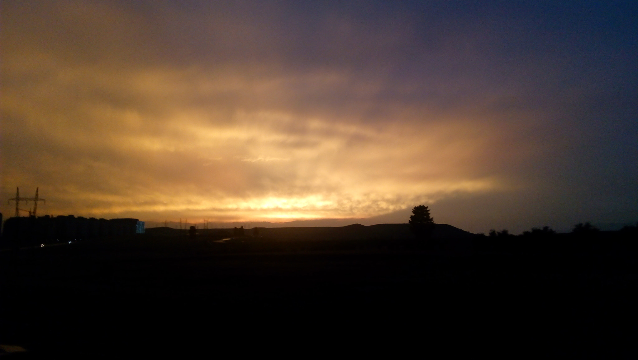 Lenovo P70-A sample photo. Sun goes down photography