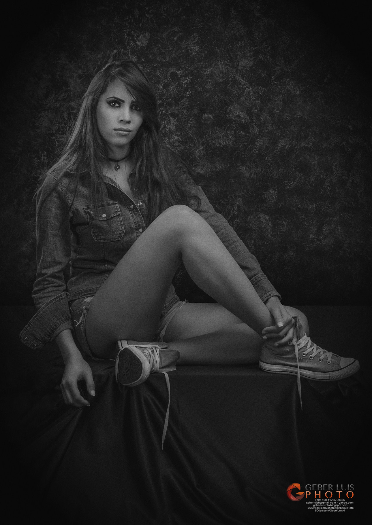 Nikon D300 sample photo. Yuleska - sesión retratos 2016- bw fill grain photography