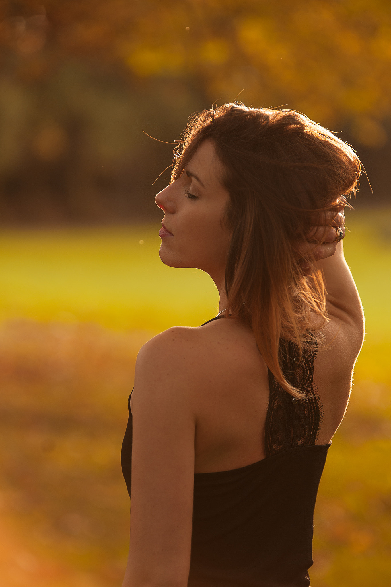 Sigma 70-200mm F2.8 EX DG OS HSM sample photo. Caresse d'automne photography