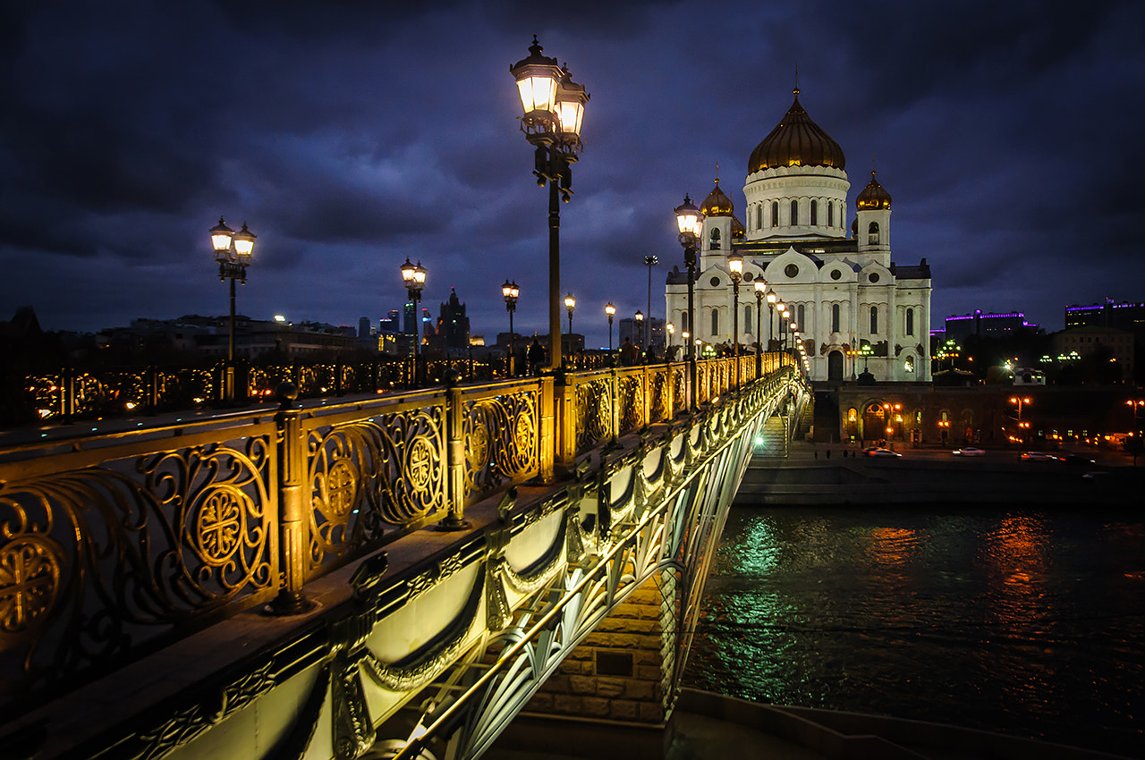 Nikon D300 + Sigma 10-20mm F3.5 EX DC HSM sample photo. Московский вечер (the moscow evening) photography