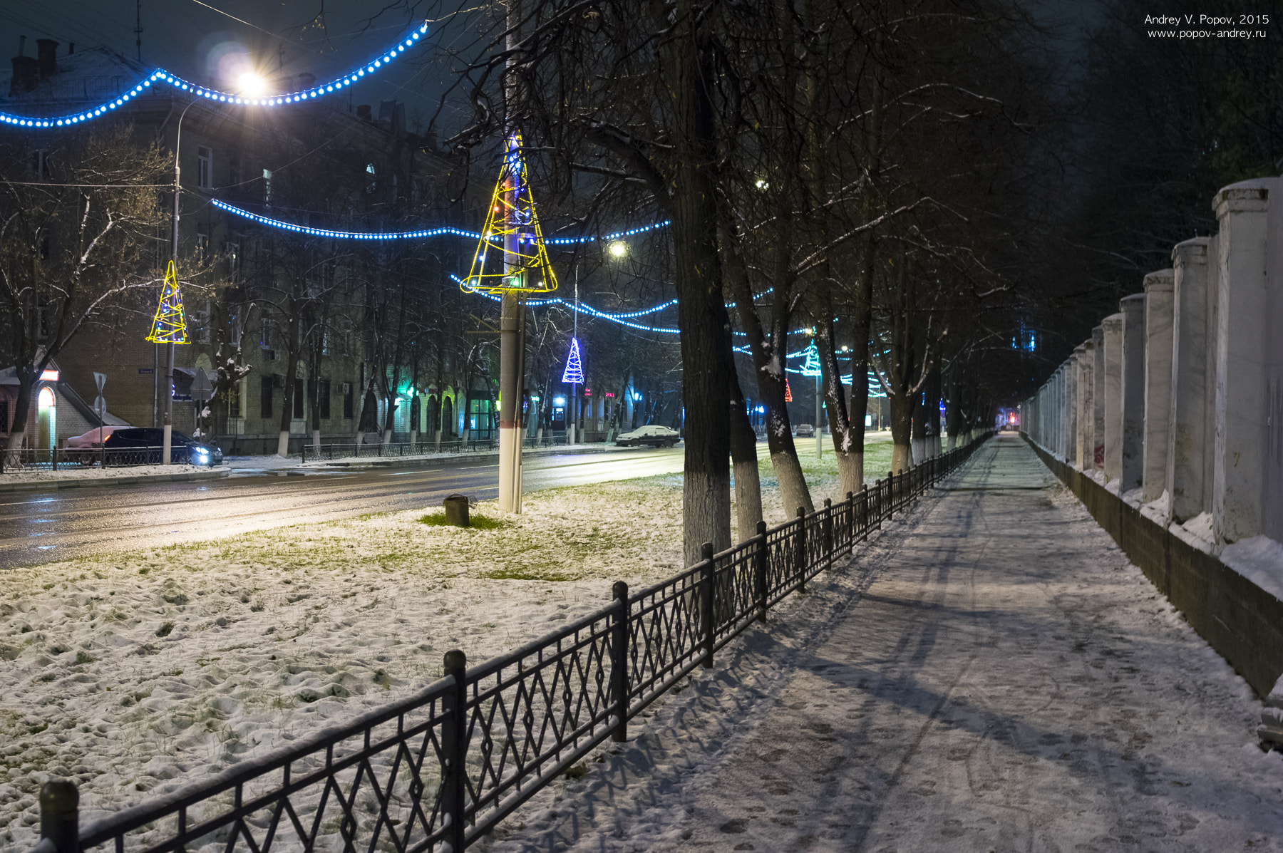 Pentax K-3 sample photo. Zhukovsky first snow photography