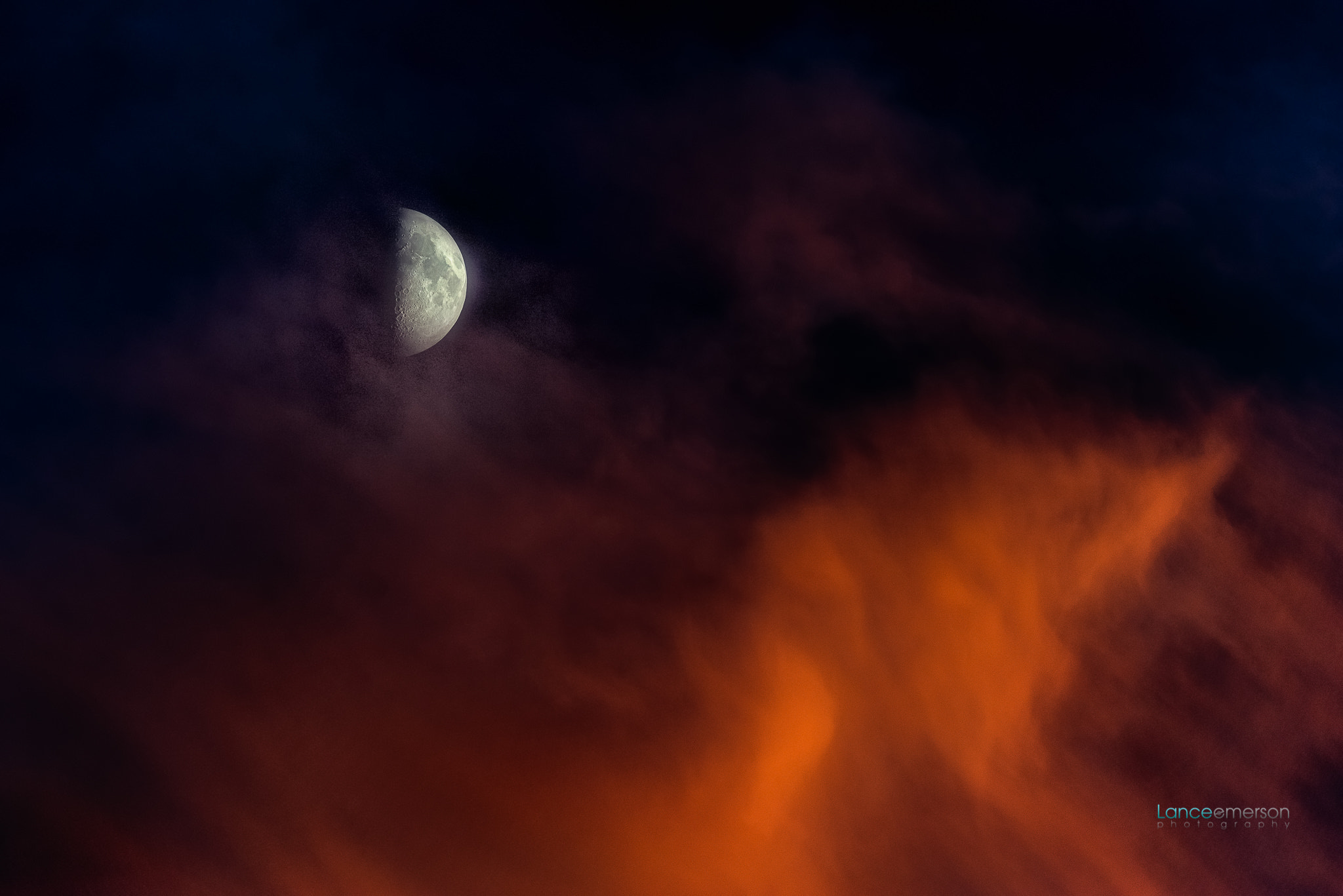 Nikon D800 sample photo. Fire and the moon (of ) photography