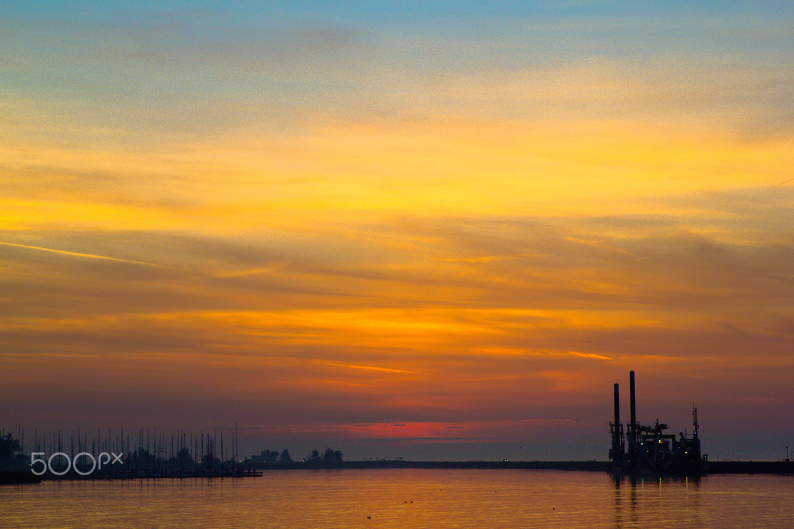 Canon EOS 60D sample photo. Sunset oostvaardersdiep photography